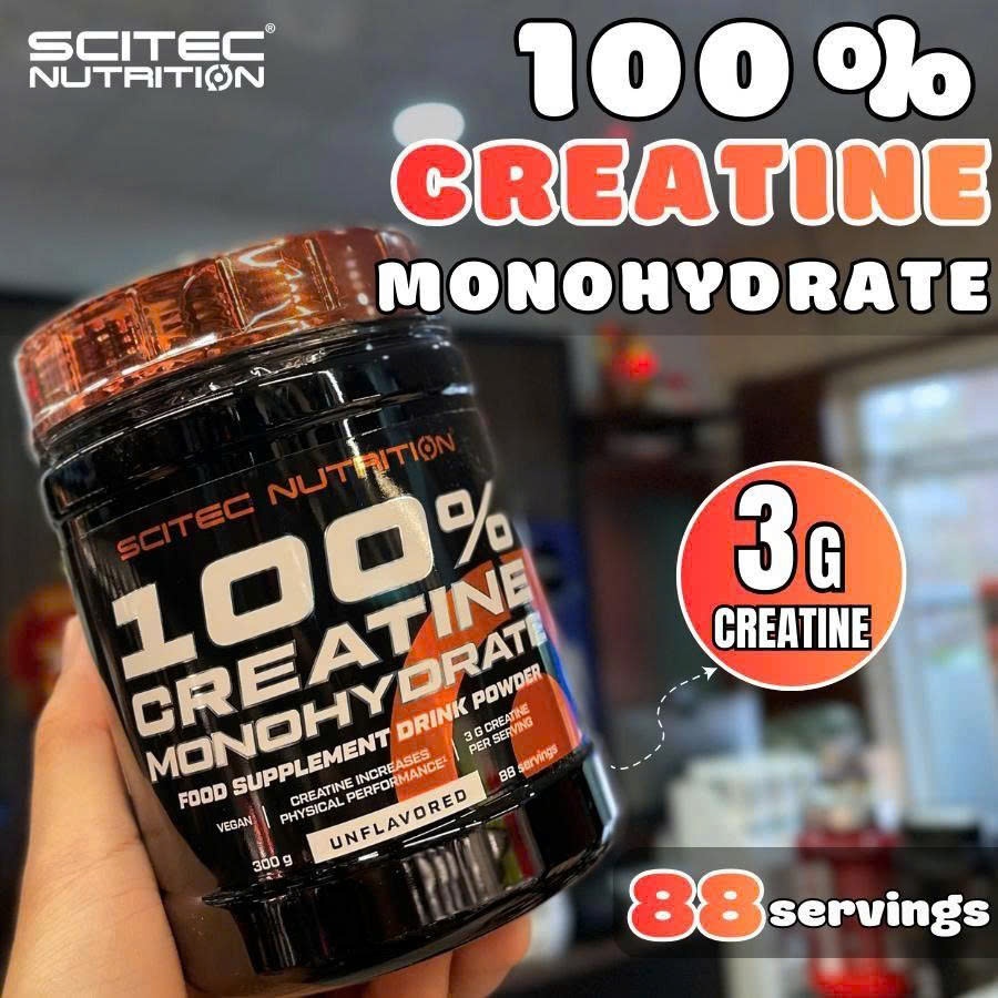 Creatine Monohydrate Scitec Nutrition 300G (88 Serving) - Unflavoured | KEYGYM