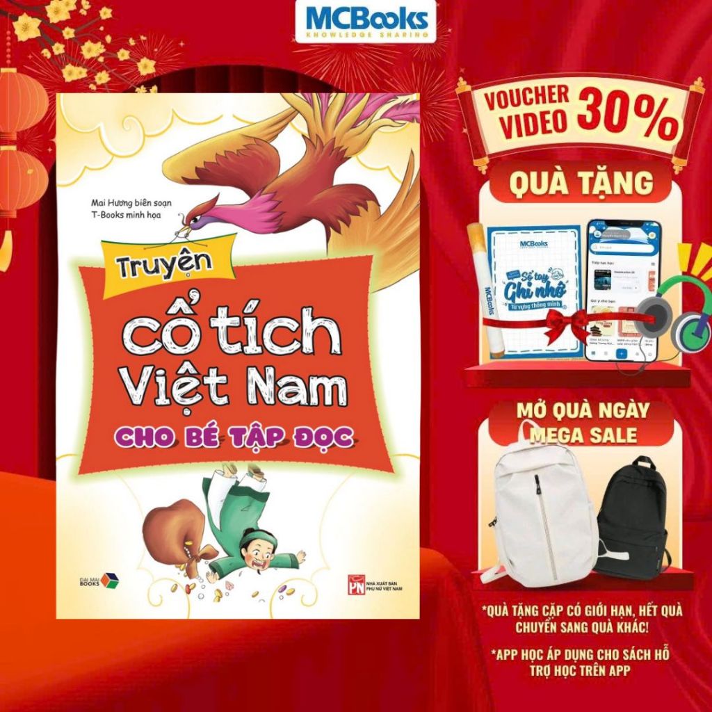 Sách - Truyện Cổ Tích Việt Nam Cho Bé Tập Đọc (Tái Bản)