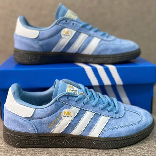 Giày Adidas Handball Spezial Chính Hãng – Xanh Trắng, Form Chuẩn, Đế Êm