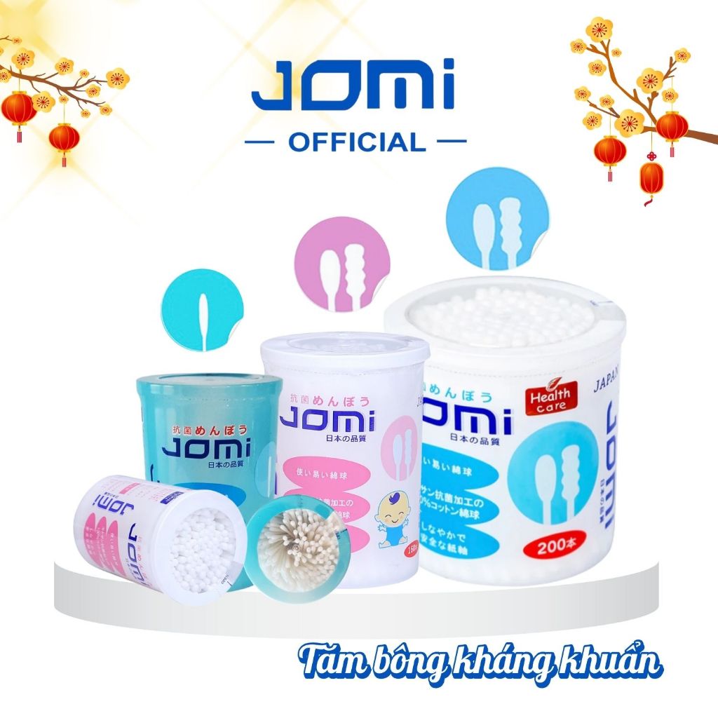 Tăm bông Jomi đủ size người lớn trẻ em sơ sinh chính hãng Nhật Bản Jomi ...