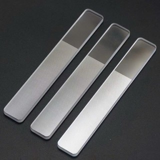 Combo 3 Cây dũa móng tay thủy tinh trong suốt - nhỏ gọn, siêu tiện dụng