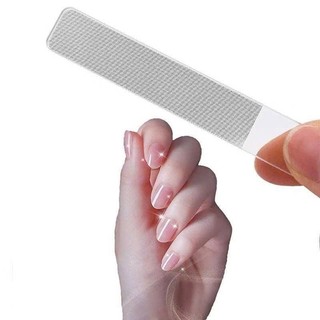 Combo 3 Cây dũa móng tay thủy tinh trong suốt - nhỏ gọn, siêu tiện dụng