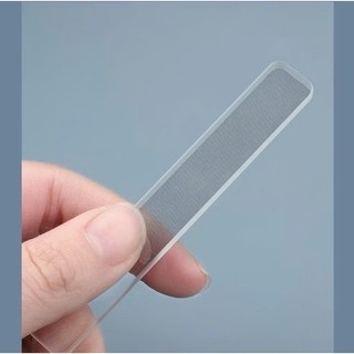 Combo 3 Cây dũa móng tay thủy tinh trong suốt - nhỏ gọn, siêu tiện dụng