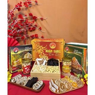 COMBO Đặc Sản xứ Sen hồng Đãi Tết Senfarm - Mứt Tết - Bánh Tết - Quà Tết
