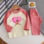 🌸 ĐỒ BỘ BÉ GÁI DÀI TAY GÂN MỀM MỊN – HÌNH DỄ THƯƠNG 🌸 DG358