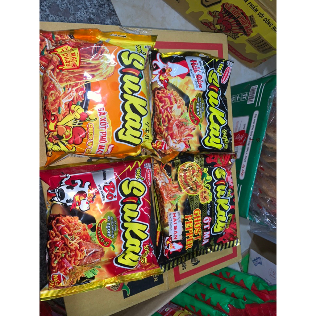 Mì siu kay vị Hải sản-bò-phomai-7cấp độ | Shopee Việt Nam