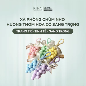Xà phòng hình chùm nho với hương hoa cỏ tinh tế, mang phong cách sang trọng – thích hợp làm quà tặng độc đáo, có hộp !