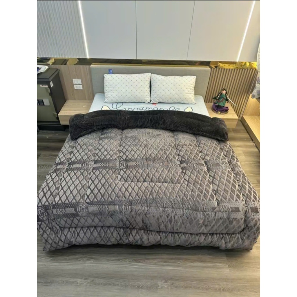 Chăn Lông Cừu COCO Cao Cấp 2m x 2m3 – Mền Nỉ Lông Thỏ Mềm Mịn, Siêu Ấm, Không Rụng Lông, Hàng Loại 1