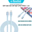 Cáp Sạc Nhanh 27W Basefast Dây Dù Dẹt Cho 8/X/11/12/13/14 Series Đầu Bọc Kim Loại siêu bền