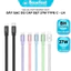 Cáp Sạc Nhanh 27W Basefast Dây Dù Dẹt Cho 8/X/11/12/13/14 Series Đầu Bọc Kim Loại siêu bền