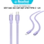 Cáp Sạc Nhanh 27W Basefast Dây Dù Dẹt Cho 8/X/11/12/13/14 Series Đầu Bọc Kim Loại siêu bền