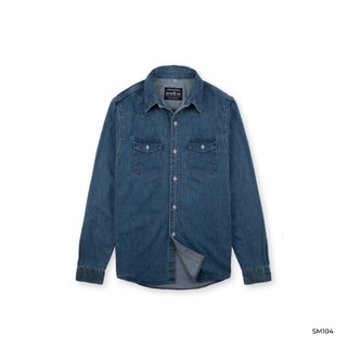 Hunter Xrays Áo Sơ Mi Denim Cotton Form REGULAR SM104  -> SM113 -  Chất Liệu Caoo Cấpp Thoáng Mát