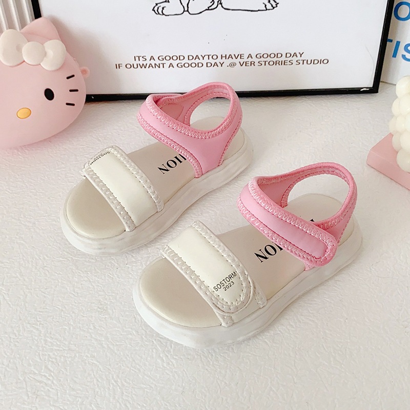 [M076] Sandal Bé Gái Đi Học Đi Chơi, Dép Quai Hậu Cho Bé Gái Từ 3-10 Tuổi Đế Êm Chống Trơn Trượt, Hàng Cao Cấp TH Kids