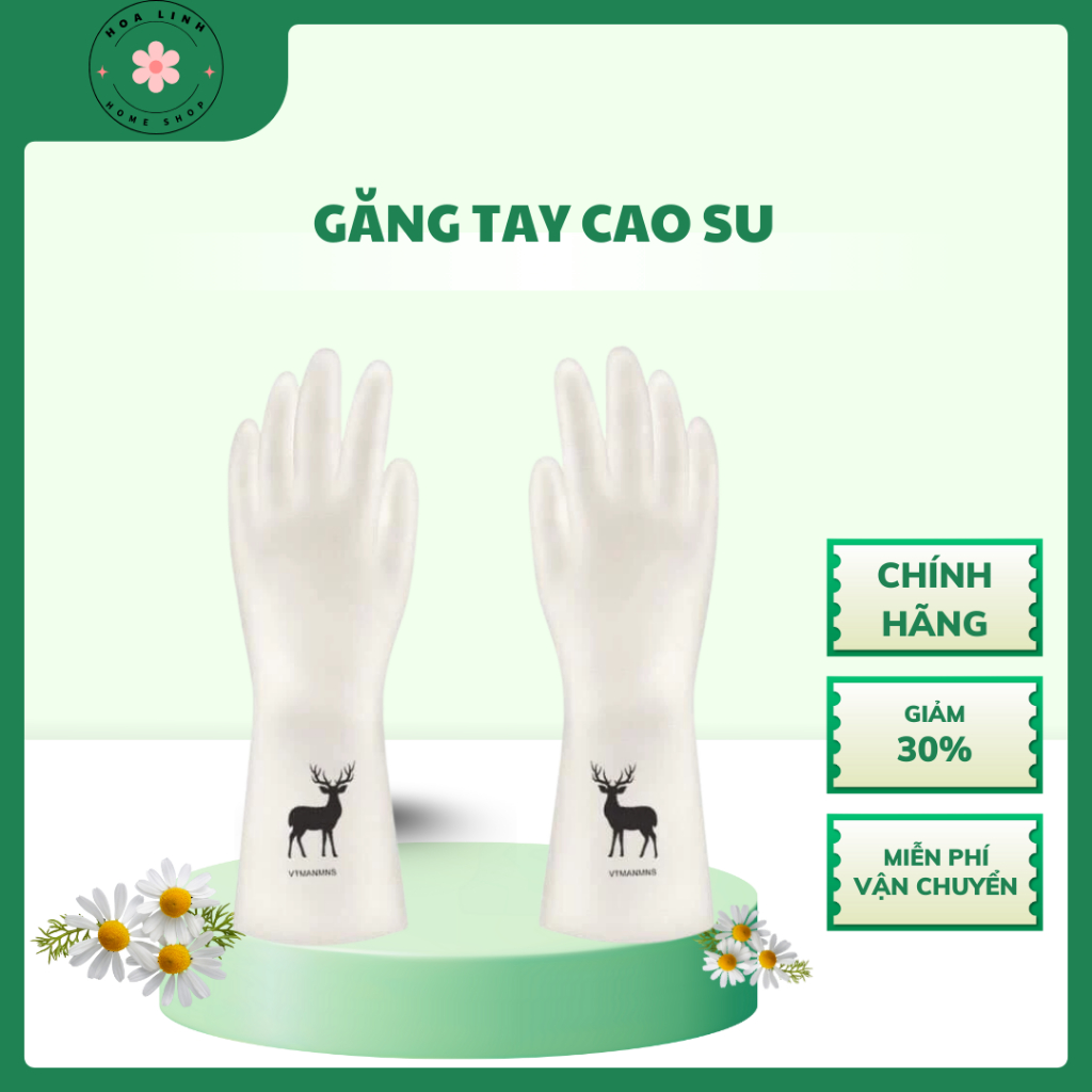 Găng Tay Cao Su Con Hươu Rửa Bát | Bao Tay Cao Su Rửa Chén | Găng Tay Làm Bếp Giặt Quần Áo Siêu Dai Co Dãn vg9ke1_096
