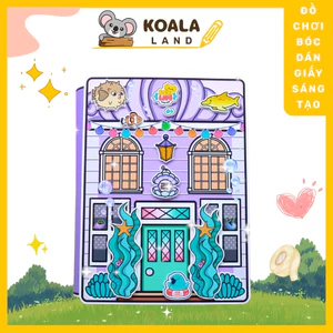 ĐỒ CHƠI NGÔI NHÀ BÚP BÊ GIẤY CẮT THỦ CÔNG DIY - TOCA LIFE WORLD - MẪU TA064