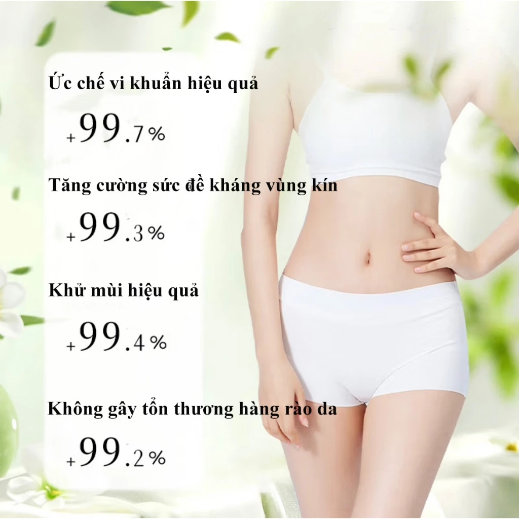 Dung dịch vệ sinh phụ nữ, bọt vệ sinh phụ nữ chiết xuất thảo dược và Niaciamdide làm sạch dịu nhẹ 200ml