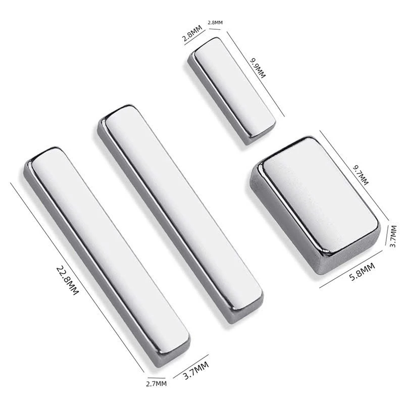 Set 4 Cây Nam Châm Đẩy Mắt Mèo, Tạo Hiệu Ứng Nail Sắc Nét, Dễ Thao Tác, Phù Hợp Nail Salon Và Học Viên