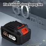 Máy Rửa Xe Mini Cầm Tay Cao Áp Gia Đình Dùng Pin Động Cơ Lõi Đồng Cực Khỏe Súng Rửa Xe Áp Lực Cao Đánh Bay Vết Bẩn Nhanh — ảnh 7