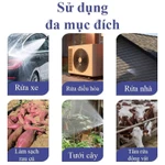 Máy Rửa Xe Mini Cầm Tay Cao Áp Gia Đình Dùng Pin Động Cơ Lõi Đồng Cực Khỏe Súng Rửa Xe Áp Lực Cao Đánh Bay Vết Bẩn Nhanh — ảnh 5