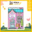 Búp bê giấy đồ chơi thủ công Ngôi nhà Dog House đáng yêu toca boca DIY