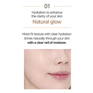 Phấn Nước JUNG SAEM MOOL Nền Tự Nhiên Căng Bóng 14g