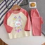 🌸 ĐỒ BỘ BÉ GÁI DÀI TAY GÂN MỀM MỊN – HÌNH DỄ THƯƠNG 🌸 DG370