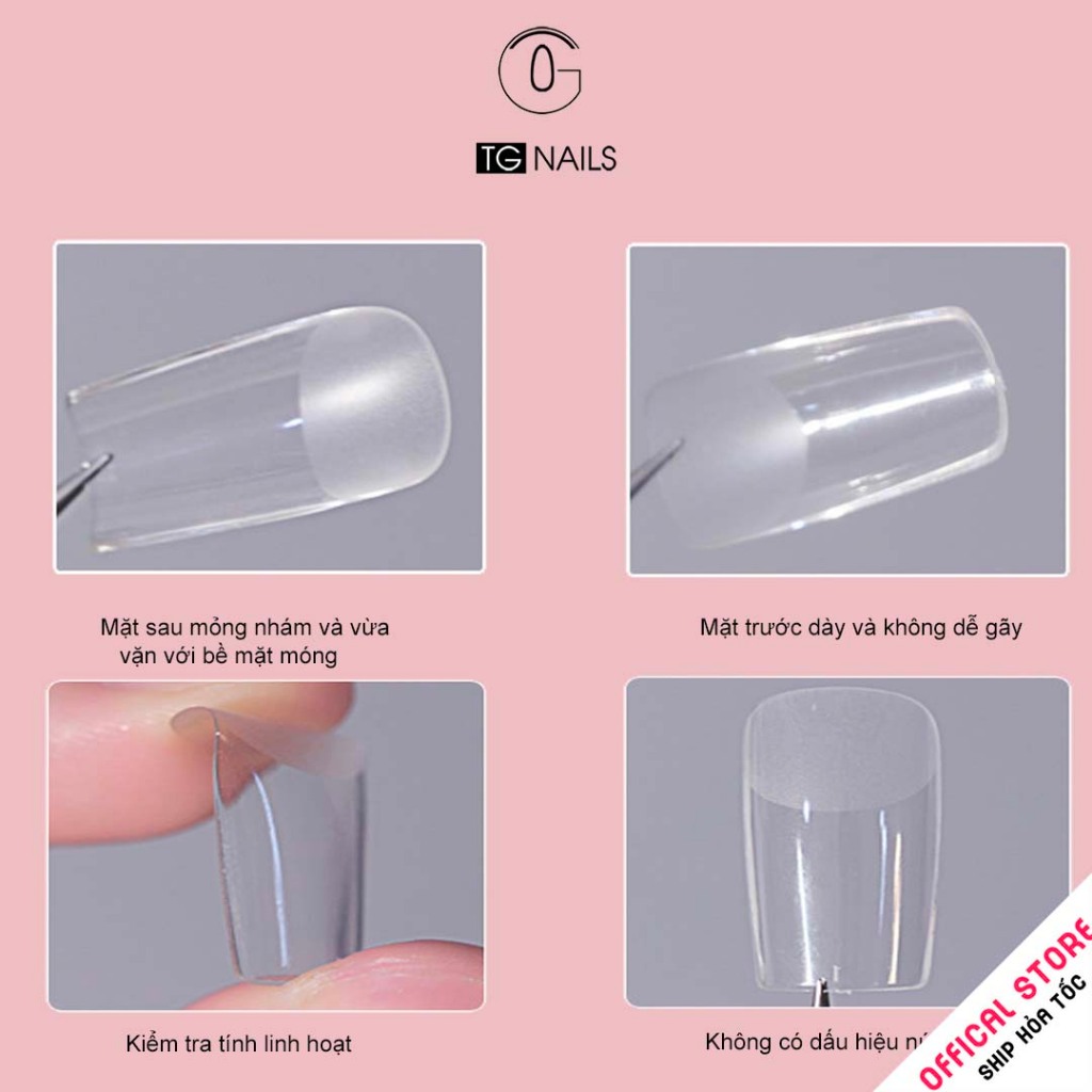 Móng úp TG hộp 552 móng 12 size