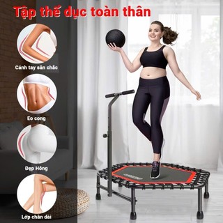 Osaky Sport - Tấm bạt lò xo Có tay cầm, 50inch Thiết bị thể thao thể dục, điều chỉnh chiều cao - Bảo hành 12 tháng