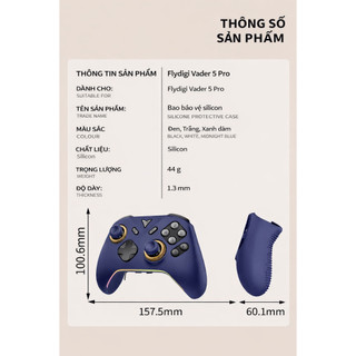 [Ship nhanh] Bao Silicon Tay Cầm Flydigi Apex 5 , Vader 5 Pro - Grip Chống Trượt - Silicon Thoáng Khí | Coobe Studio