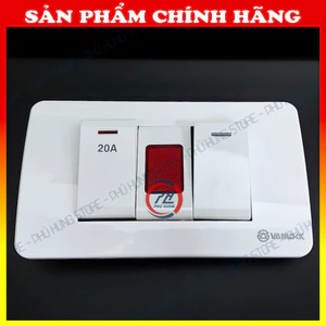 Mặt công tắc ổ cắm Sino SC (S-Concept) chính hãng, thiết kế phím lớn hiện đại, dễ lắp đặt