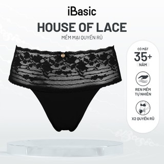 Quần lót nữ iBasic phom lọt khe lưng ren logo PANW184