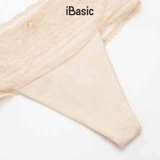 Quần lót nữ iBasic phom lọt khe lưng ren logo PANW184