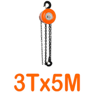 Pa lăng xích 3 tấn KAPUSI Japan, độ dài xích 6m hợp kim thép cứng chắc chịu tải lớn, Bh12 tháng Kouritsu Official Store