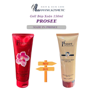 Gel Mềm Định HìnhTạo Kiểu Tóc Xoăn PROSEE PP1 Moisturizing Cream For Cur 150ml