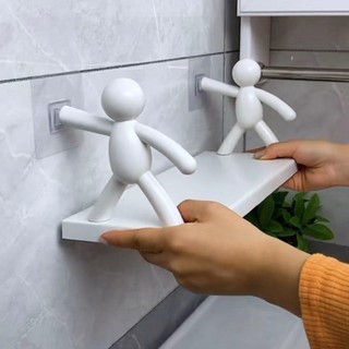 Combo 3 Kệ để đồ dán tường hình người - đa năng, tiện dụng