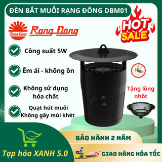 Đèn Bắt Muỗi Rạng Đông DBM01 Công Suất 5W, Không Ồn, Không Mùi, Dễ Sử Dụng, An Toàn Cho Gia Đình