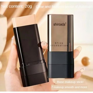 Kem nền che khuyết điểm 2 đầu Shiroada STICK FOUNDATION Hỗ Trợ kiềm dầu, chống nước, cấp ẩm, làm sáng da