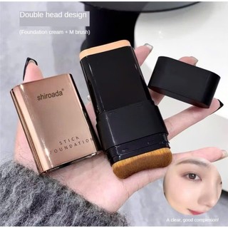 Kem nền che khuyết điểm 2 đầu Shiroada STICK FOUNDATION Hỗ Trợ kiềm dầu, chống nước, cấp ẩm, làm sáng da