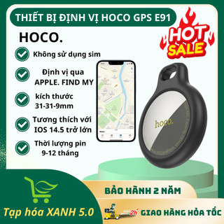 Thiết Bị Định Vị GPS Hoco E91 Toàn Cầu Chất Liệu ABS Cao Cấp, Tìm Kiếm Chìa Khóa, Ví, Túi, BH 24T