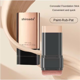 Kem nền che khuyết điểm 2 đầu Shiroada STICK FOUNDATION Hỗ Trợ kiềm dầu, chống nước, cấp ẩm, làm sáng da