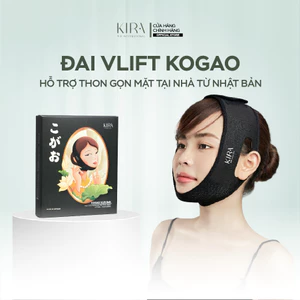 Đai Nâng cơ mặt Kira Vlift Kogao - Hỗ trợ thon gọn mặt tại nhà từ Nhật Bản