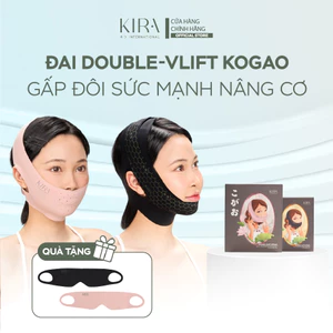 Đai KOGAO Double VLift ứng dụng công nghệ hồng ngoại xa độc quyền, giúp kích thích tuần hoàn máu, tăng độ đàn hồi