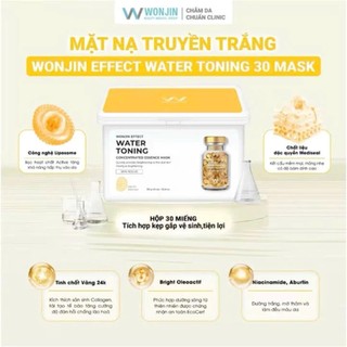 Hộp 30 miếng mặt nạ Wonjin mặt nạ Wonjin Effect Essence Mask dưỡng da - Kosmi Beauty