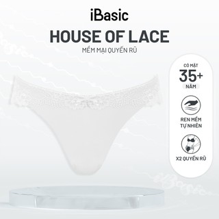 Quần lót nữ iBasic phom bikini phối lưng ren PANY111