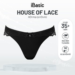 Quần lót nữ iBasic phom bikini phối lưng ren PANY111
