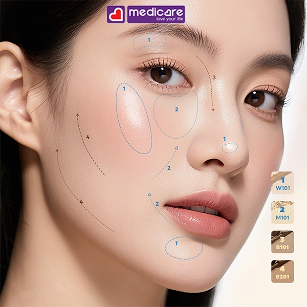 Phấn tạo khối MAGEFY Contour Highlighter Powder 4.5g