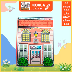 ĐỒ CHƠI NGÔI NHÀ BÚP BÊ GIẤY CẮT THỦ CÔNG DIY - TOCA LIFE WORLD - MẪU TA046