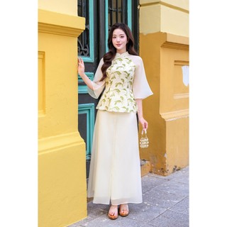 [LAMER X PHƯƠNG ANH ĐÀO] Áo Pháp Phục Diên Hoa (Không quần) Thiết Kế Cao Cấp Áo Dài Cách Tân V61B24Q005 S61B26Q001