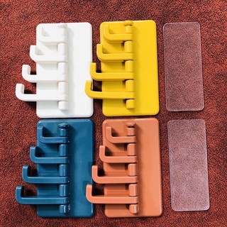 Combo 3 Móc treo đồ dán tường 4 chấu xoay 180 độ - đa năng, tiện dụng