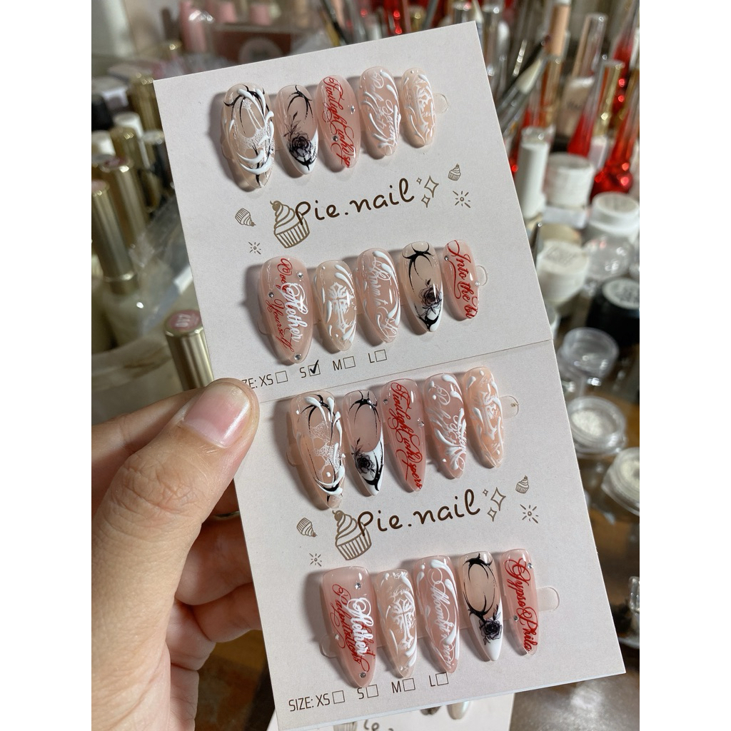465. nailbox thạch in chữ hot